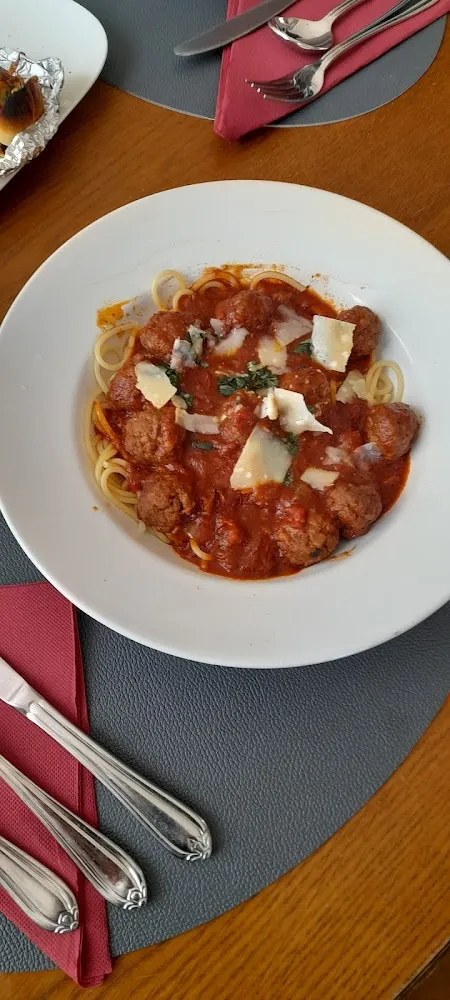 Spaghetti and Meatballs with Arritabtia Sauce